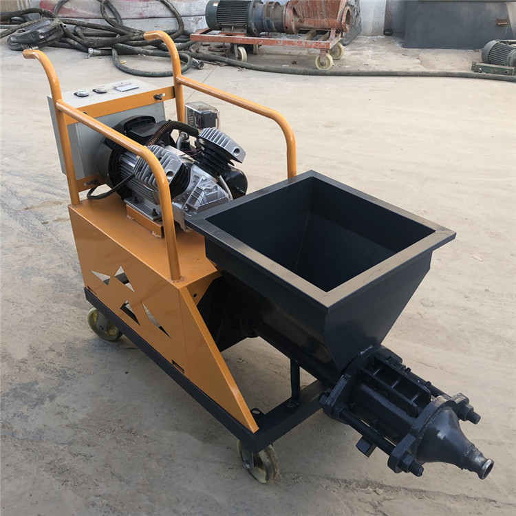 砂浆喷涂机型号 灰浆拉毛机 喷涂机操作效果