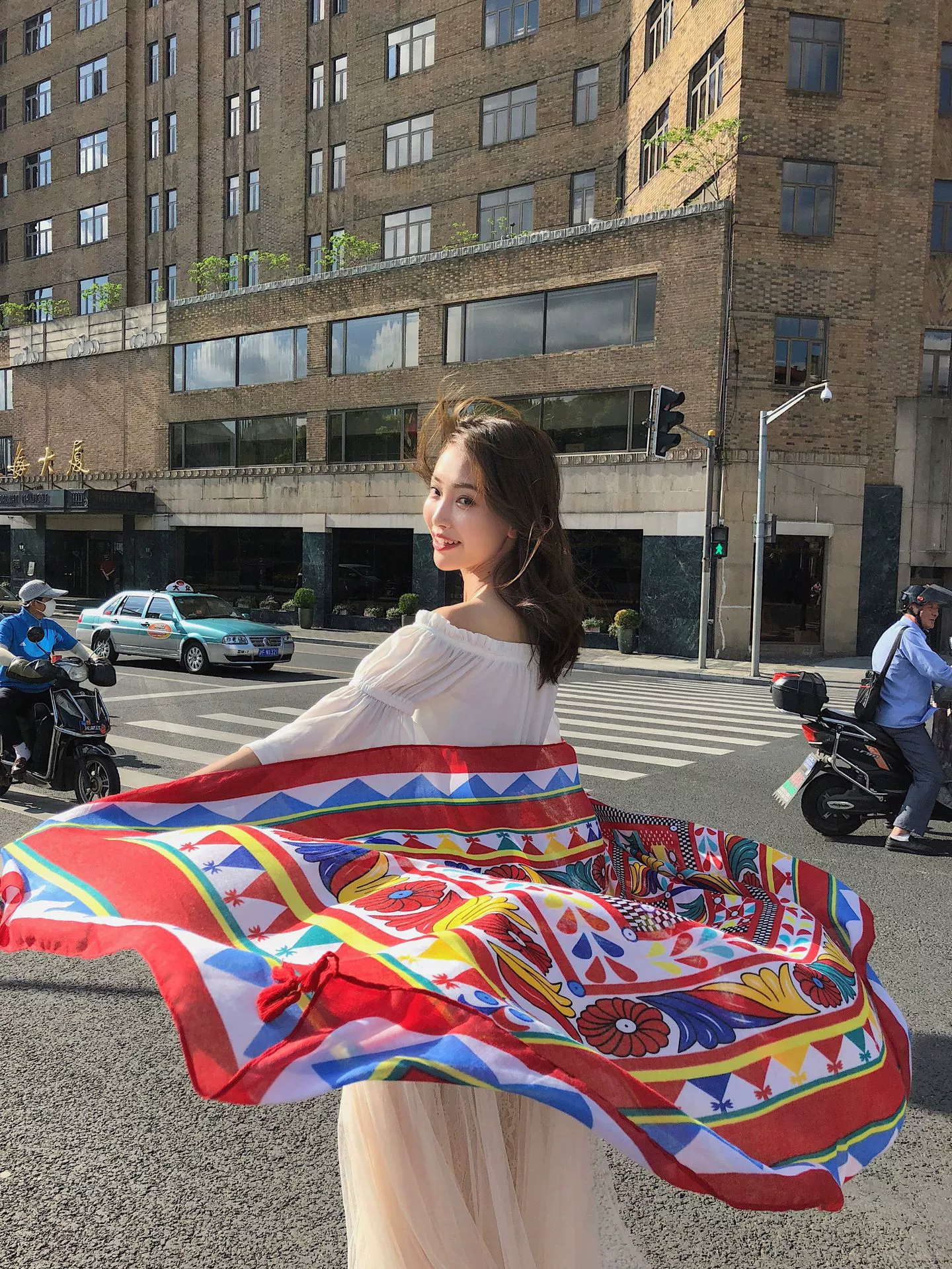 Пляжное накидка, этника шарф, пляжный стиль, солнцезащита, корейский стиль, этнический стиль