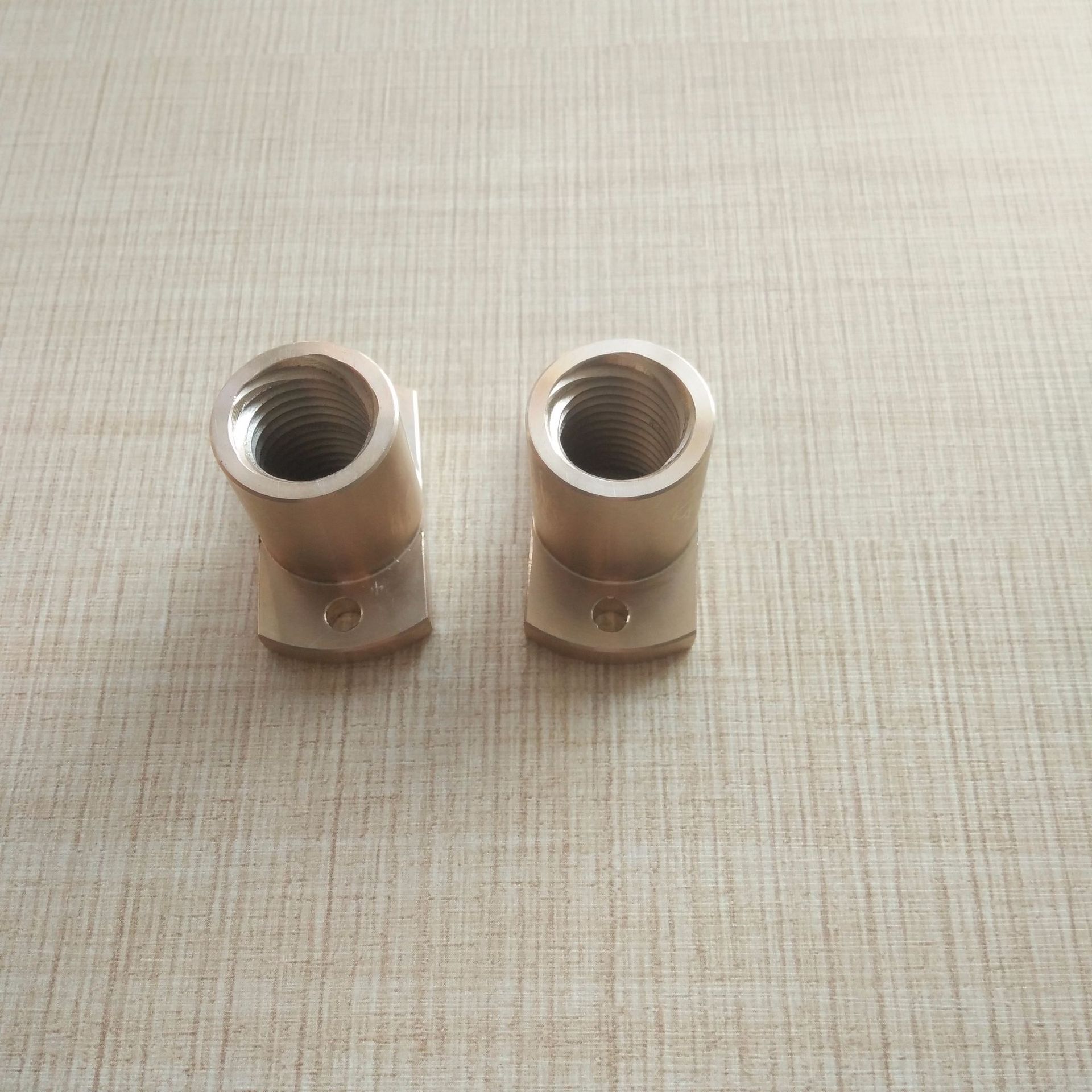 黄铜车加工数控车铣床复合螺母3D打印机车机械五金精密切削高精度