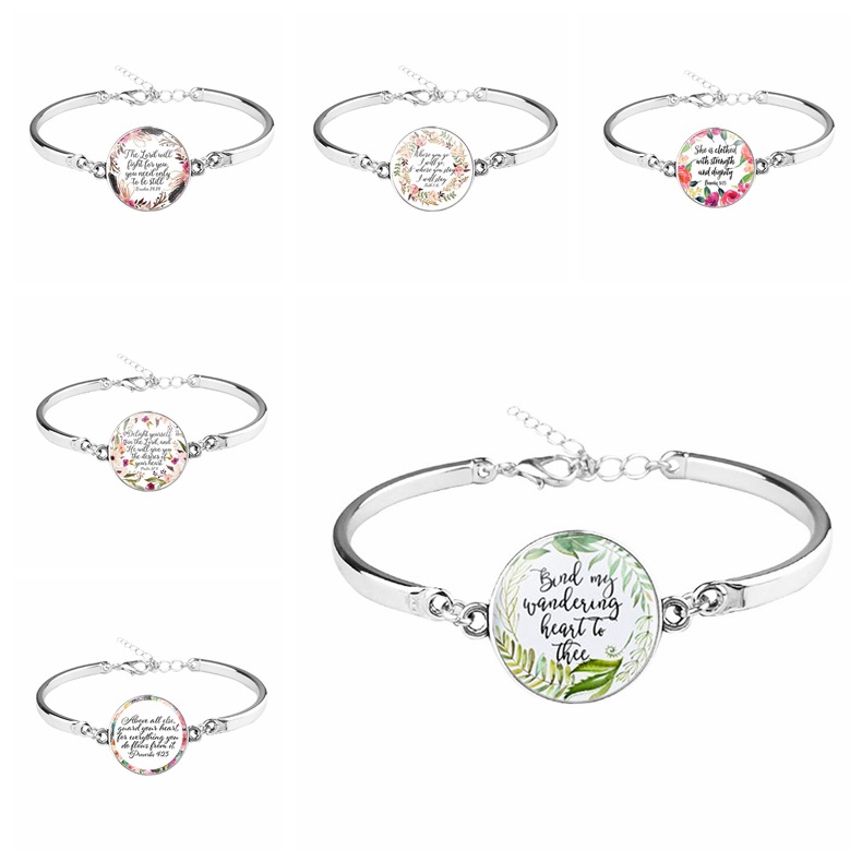 Floral Bible Bracelet