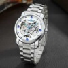 Foreign trade hot-selling T-WINNER WINNER hollow men's automatic mechanical watch men's automatic mechanical watch steel belt