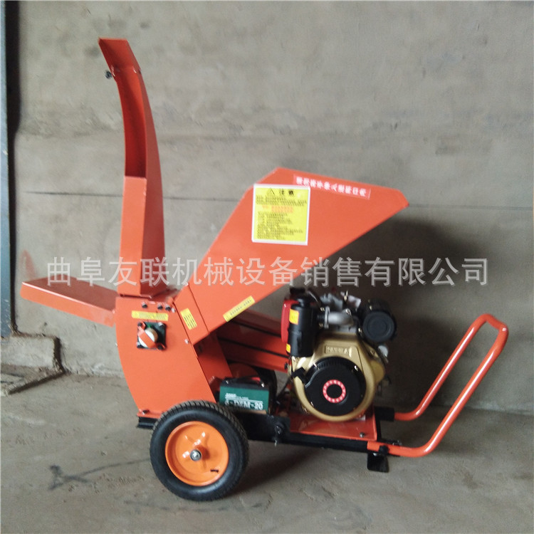 农用枝条切碎机 大功率环保碎木还田机  树木枝叉削片机厂家 21