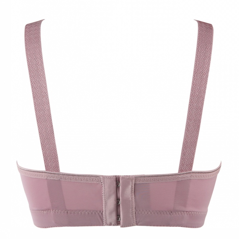 Más tamaño Delgado sujetador inalámbrico push up Algodón puro algodón sin costuras de mediana edad y las madres mayores taza llena ropa interior de las mujeres