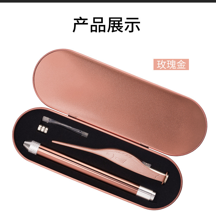2 piece set of luminous ear clips rose gold version_13.jpg