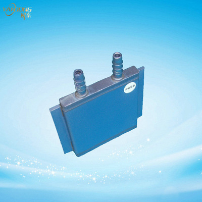 76*68*8mm蓝色铝水冷头热量交换器水冷散热多平台水冷用品T7668A