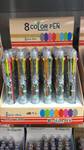 Единорог Восемь цветовой круг шариковая ручка единорог многоцветный Ручка мультики единорог Ручка