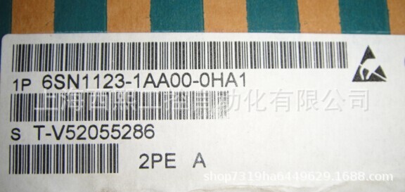 现货6SN1123-1AB00-0HA1西门子611伺服驱动/双轴功率模块8A 6SN1123-1AB00-0HA1