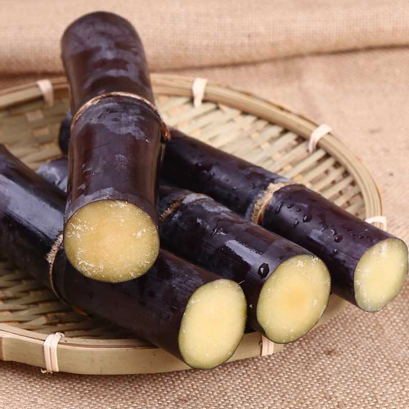 Guangxi Farm Black cane The skin is thin and fluffy,Crisp and juicy,Pleasant fragrance,Every day