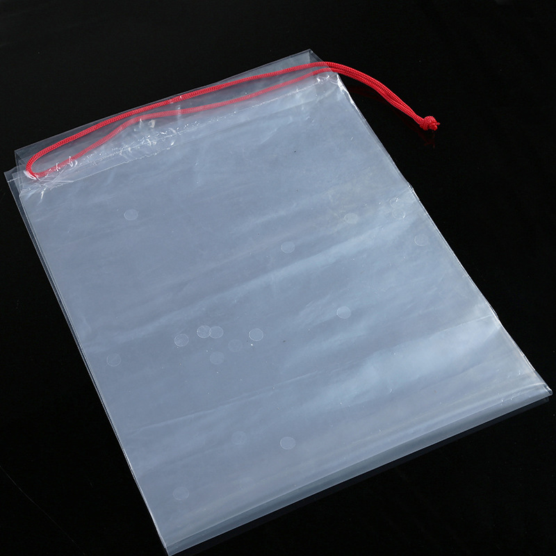 环保索绳带 拉链袋 opp绳子透明包装塑料袋多功能袋子 批发定制