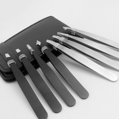 不鏽鋼眉夾 眉鉗四件套裝 美容工具 眉毛鑷子夾4件套 拔毛夾4pack