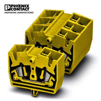 菲尼克斯微型直通式接线端子MSDB 2,5-RZ YE-3244371