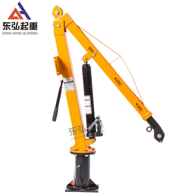多功能车载液压小吊机折叠装卸小吊机车用起重机电动小型车载吊机