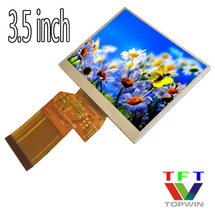 拓微3.5英寸液晶RGB显示屏横屏全视角320x240全彩色工业级别背光