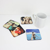 Shenzhen eight o'clock home wood density board processing heat sublimation heat transfer exports to European and American semi -finished coasters