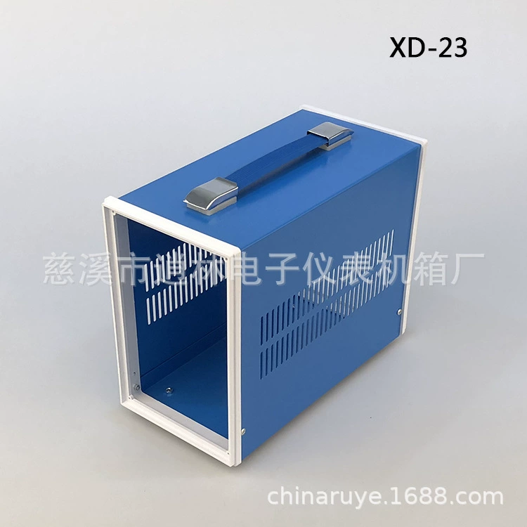 Корпус электронного прибора, корпус прибора, металлический железный корпус XD-23, тип 208*138*270 с панелью