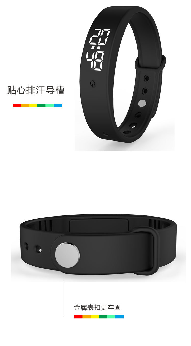 Charging, step counting, raising the hand to light up the screen, vibration, silent alarm, sleep calorie measurement, smart sports watch source factory undefined