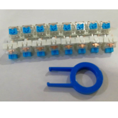 机械键盘轴体开关按键青轴自主换轴两针脚适用于磁动力青轴键盘