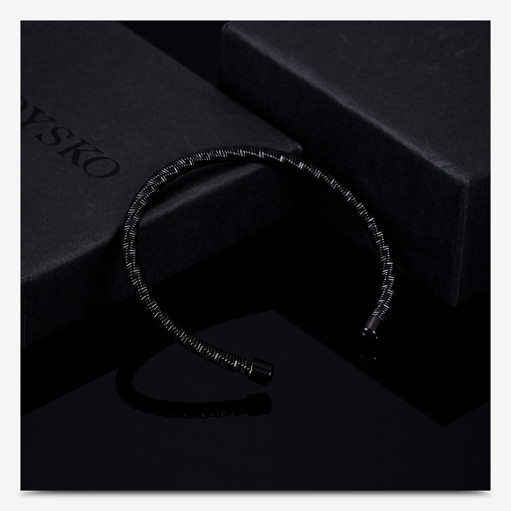 2PCS Ins Steel Trendy Adjustable Personalized Versatile Simple Cable Fashion Open Bracelet_voghion.com