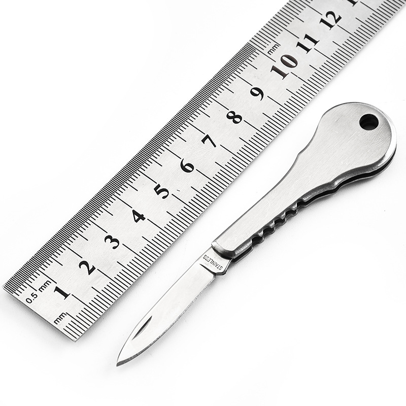 厂销钥匙扣小刀汽车挂件钥匙刀 不锈钢女款锁匙扣创意实用刀具