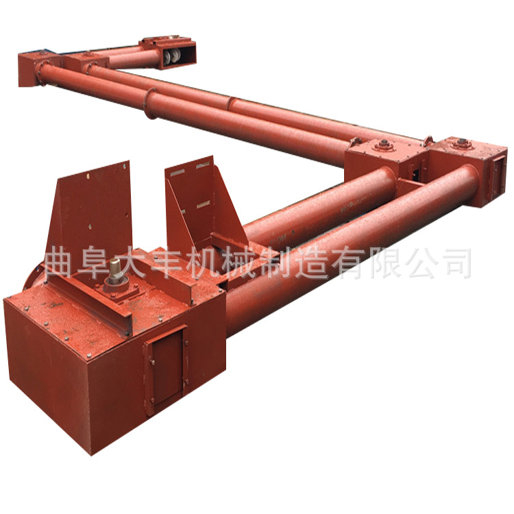 滁州 车间反应釜配料管链式输送机 吨包拆包配套管链输送机