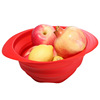 goods in stock silica gel fold Leach basket Water Treatment Silicone fruit pot Basket basket Drain Basin kitchen Trays