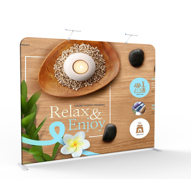 活动背景展示墙  铝合金展示架 定制画面热转印 快幕秀背景