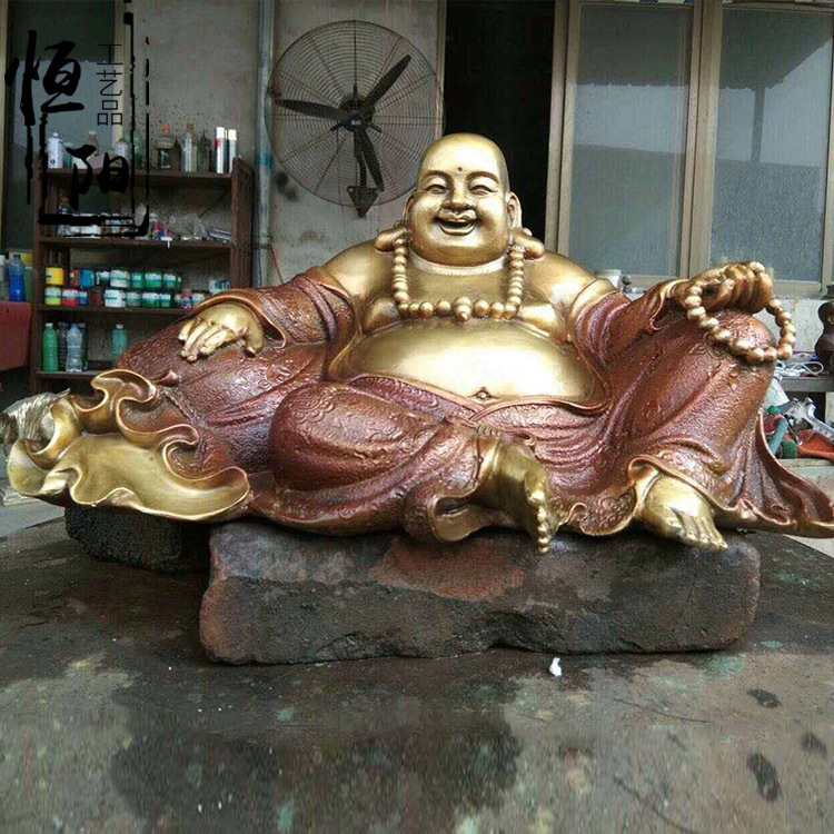 大型铜弥勒佛像定制