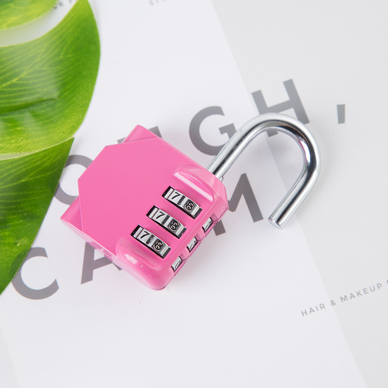 Steel wire rope combination lock padlock luggage bicycle combination lock spherical combination lock cartoon combination padlock pic 27