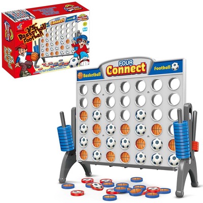 桌面游戏立体四子棋 四连棋棋盘科教玩具 亲子互动儿童益智玩具|ms