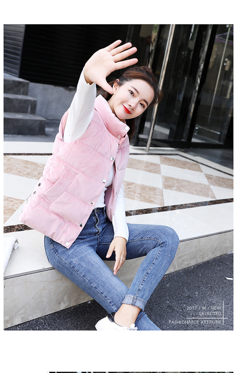 Gilet femme MARQUE INDéPENDANTE en Velours d or - Ref 3317344 Image 24