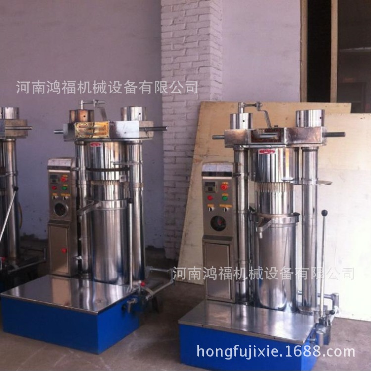 出售商用中小型液压香油机 小磨香油加工成套设备 液压茶籽榨油机
