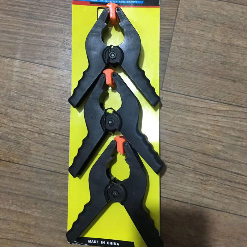 塑料背景夹 尼龙木工夹 固定夹子 弹簧夹 2寸4寸A型夹 迷你型