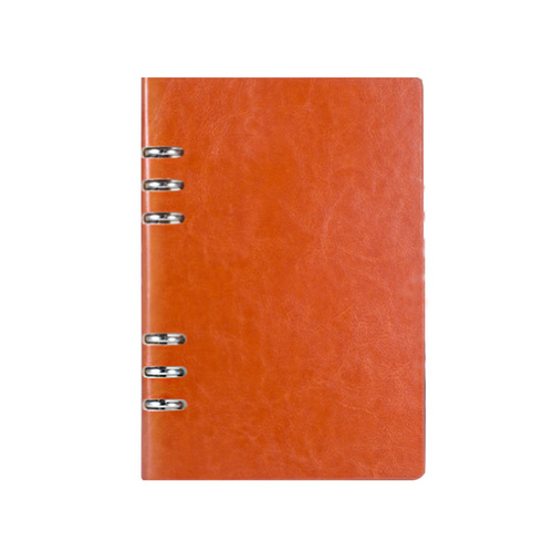 A5A6A7B5 High-Grade Leather Spiral Notebook Spiral Binder Journal Planner Business Manual Spiral Book