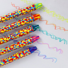 创意画笔三色合一彩虹铅笔魔幻彩铅无木质混色铅笔趣味绘图涂鸦笔