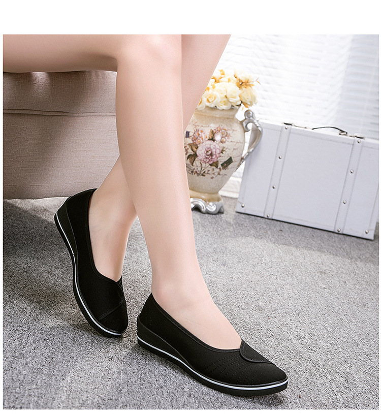 Mocassins femme en Toile - Ref 3440307 Image 13