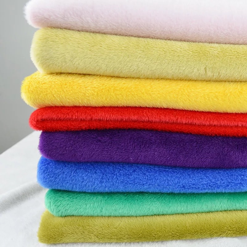 批发不倒绒布料 批发仿棉不倒绒面料 批发TC不倒绒针织面料