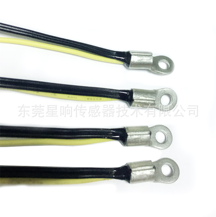 厂家直销 采集电压NTC温度传感器10K 3950环型壳体带地线感温探头