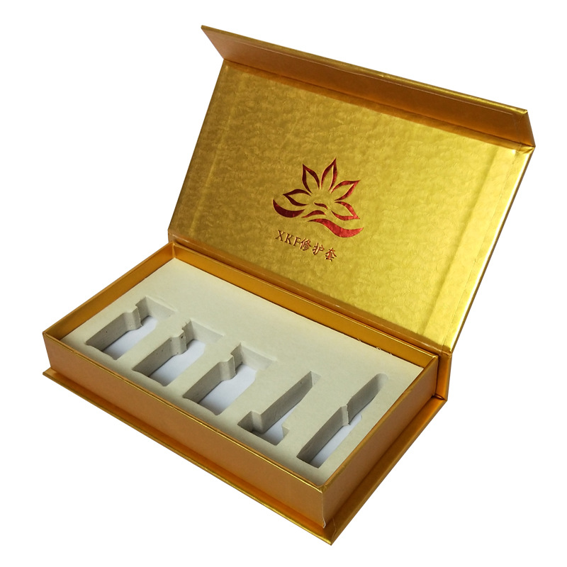 冻干粉纸盒包装 金银卡纸印刷礼品包装 安瓶皮肤修复液套盒定制