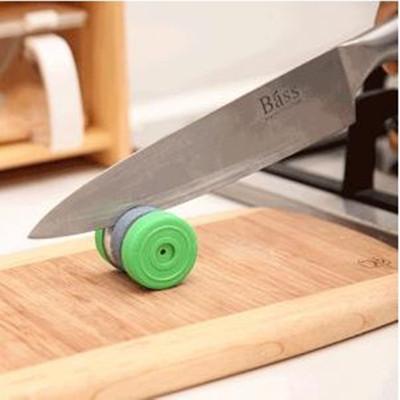 家居日用 厨房小工具 神奇磨刀器 圆形迷你型 快速磨刀石|ru