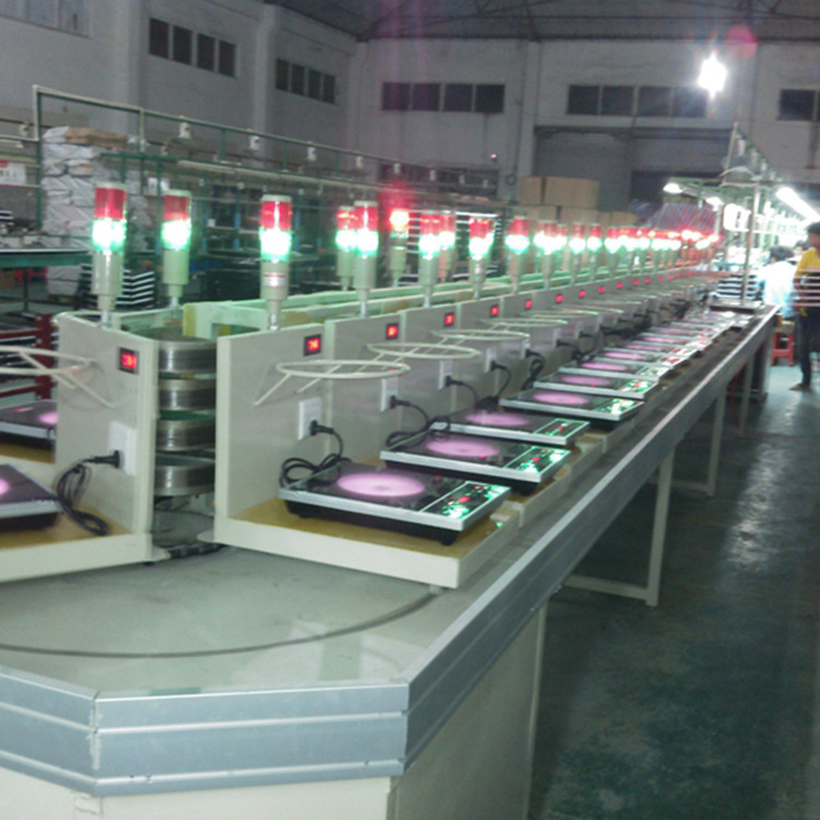广东厂家电磁炉生产线 电陶炉多头炉老化线 电磁炉检测线