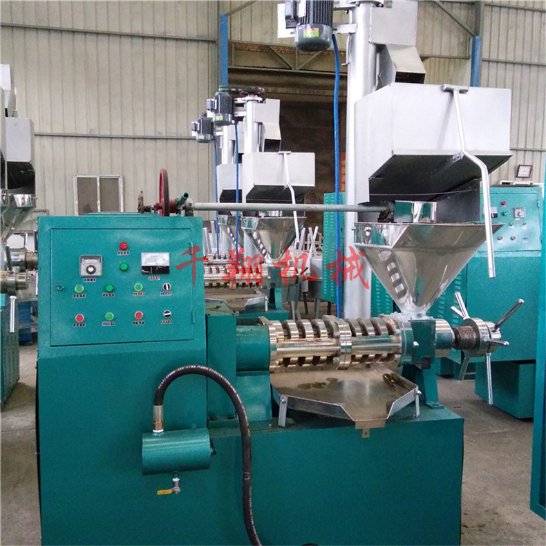 全自动不锈钢家用茶籽螺旋榨油机 商用大型液压精炼设备多少钱