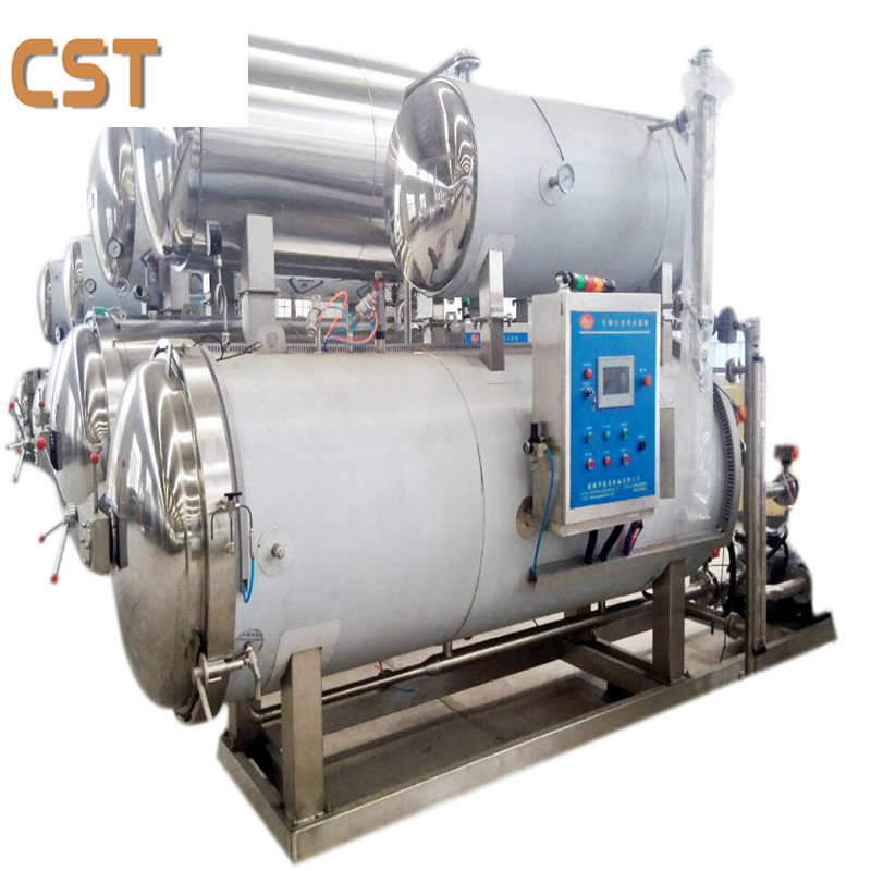 厂家供应高温杀菌锅 马口铁专用喷淋式杀菌釜 蒸汽加热杀菌锅