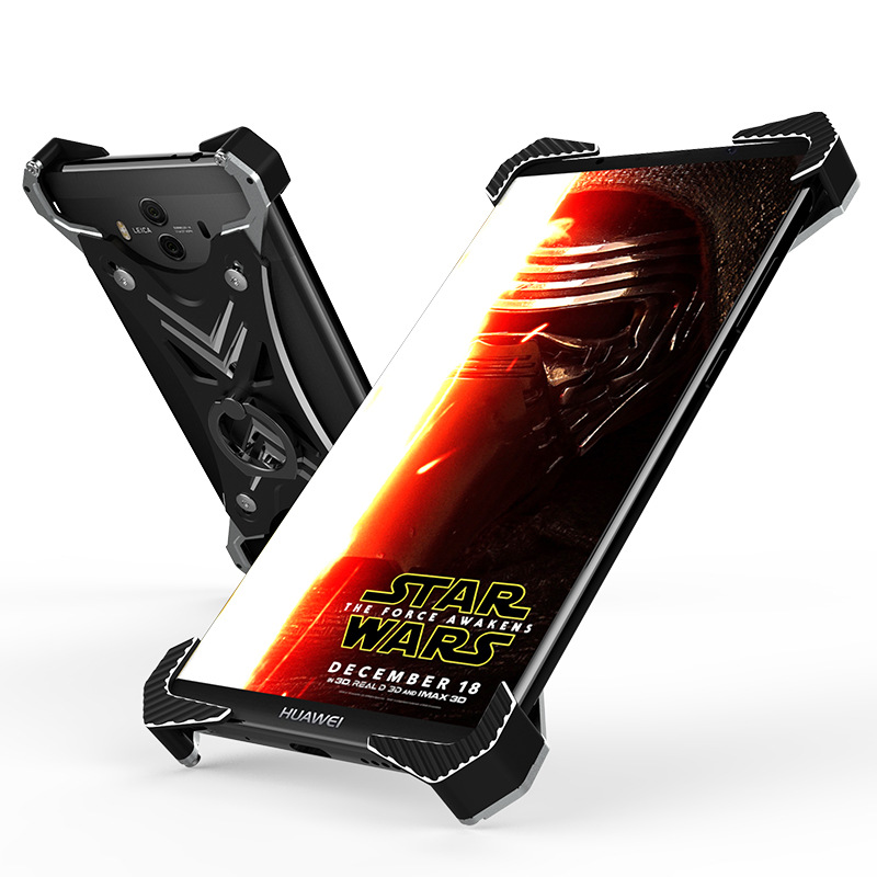 R-Just Soul Calibur Blade Master Ring Holder Shockproof Aerospace Aluminum Metal Shell Case Cover for Huawei Mate 10 & Huawei Mate 10 Pro