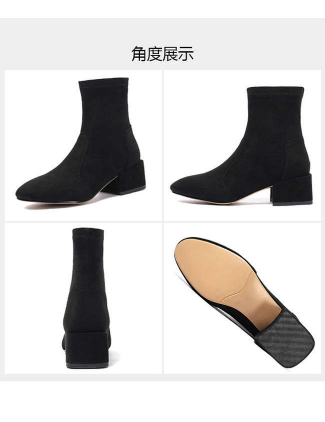 Bottes femme JING XIN en Daim - Ref 3354828 Image 16