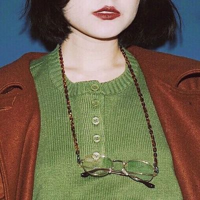 化学少女爱戴的眼镜配饰眼镜链复古土酷女孩蹦迪