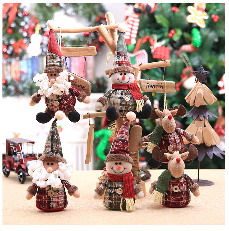 Christmas Cute Santa Claus Snowman Cloth Party Decorative Props display picture 4