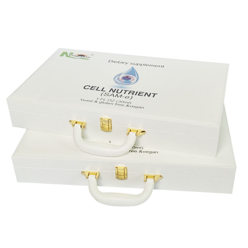 专业定制保健品礼品盒 臧红方冬虫夏草高档皮盒 酵素原液pu套盒