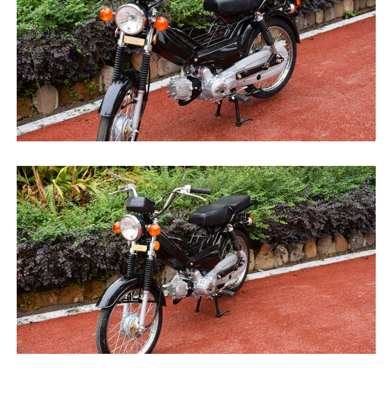 The Entire Vehicle Is a Brand New Jialing 70 Two-Wheel Curved Beam Lightweight Fuel-Saving Moped Fuel Chongqing Engine Motorcycle