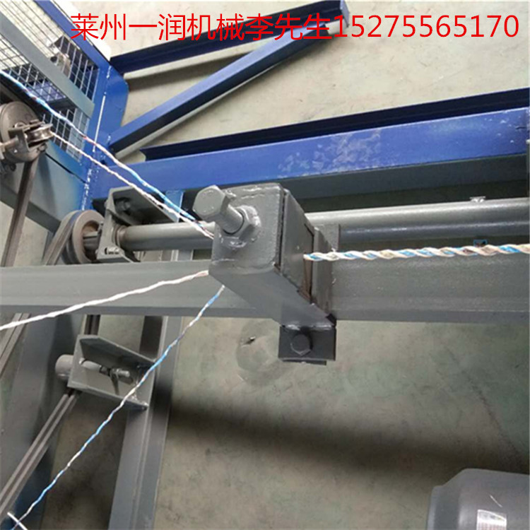 三股棉绳打绳机  三合一制绳机 一体式塑料拧绳机