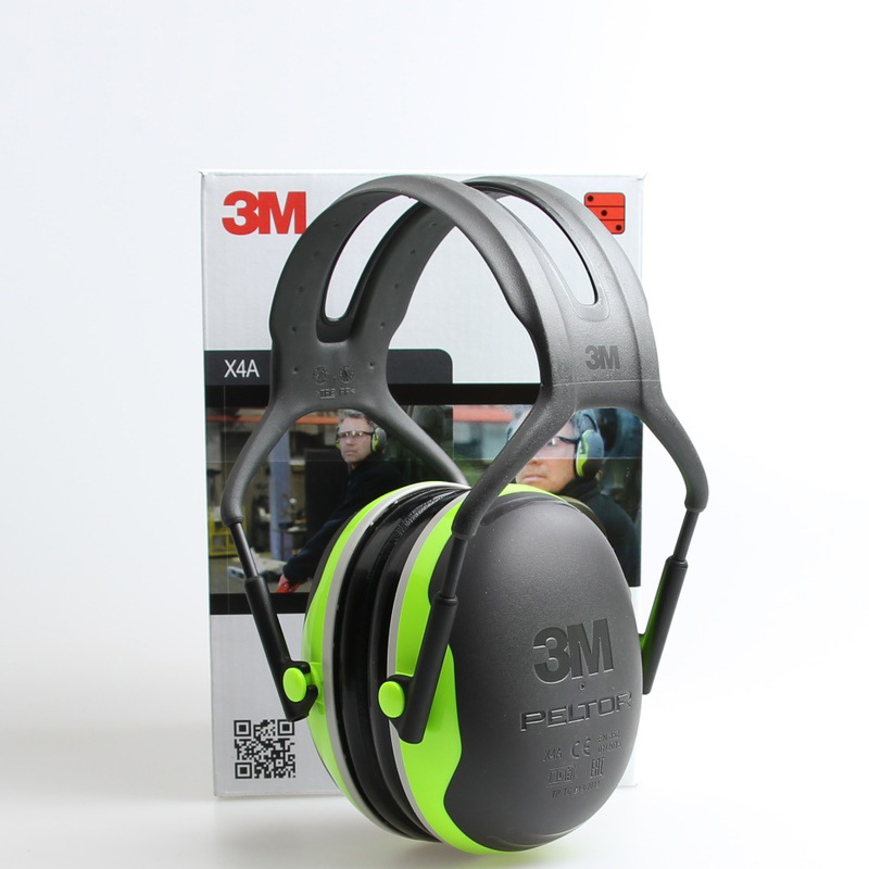 3MX4A隔音耳罩降噪音学习工作防噪音睡觉舒适型防护耳罩